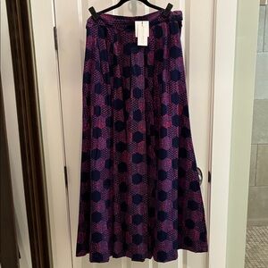 Vibrant Geometric Maxi Skirt